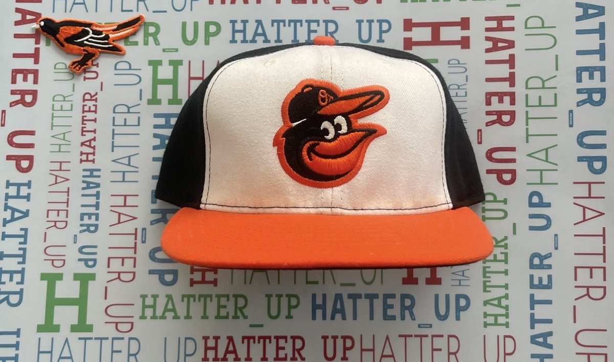Yankees are down in BMore to play the O’s and this weknd is National Bird Day I thought I would wear my 3 all time favorite Orioles caps 1st up is the Cartoon Home hat #Baltimore @Orioles #BMore #MLB #BeatNYY #HatoftheDay #FittedHatSociety #HatCollector #UnitedByCaps #BirdDay