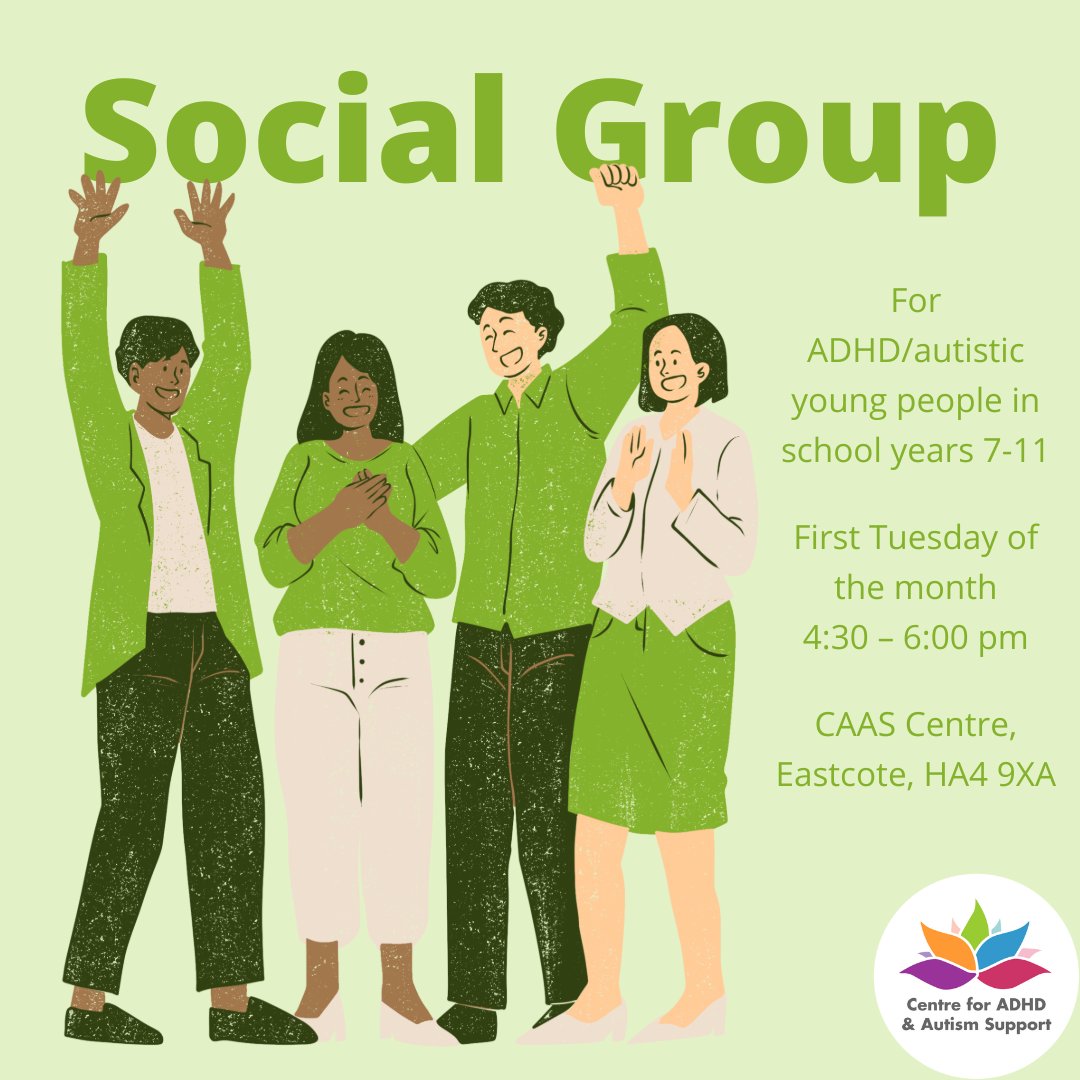 Join our Social Group, for young people in school years 7-11, where you can engage in arts and crafts, games, and quizzes. Connect with peers, learn, and explore neurodiversity together. Interested? Sign up here: forms.office.com/e/8KcDDSWuj6 Come be a part of our community!