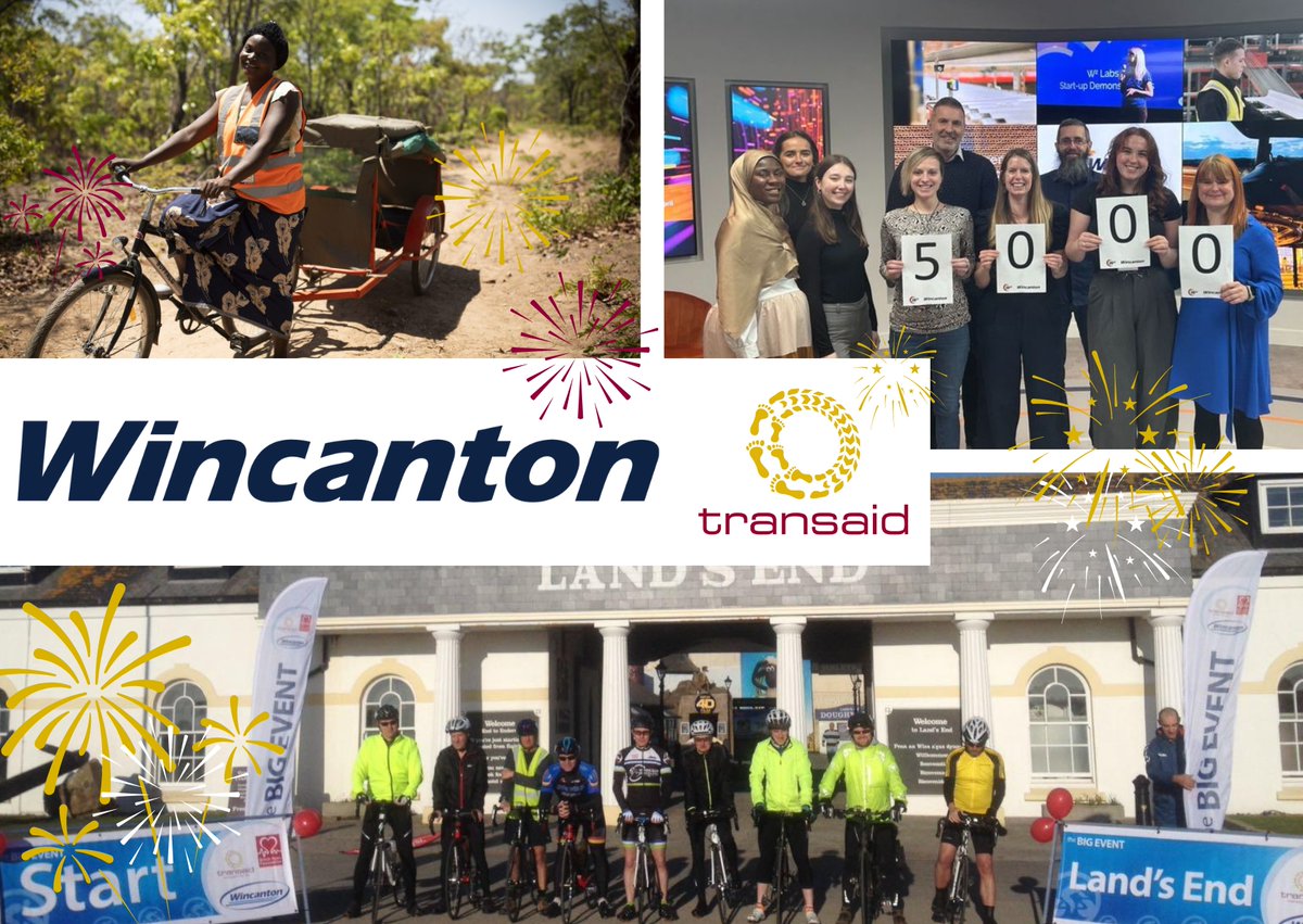 We're celebrating our #corporatepartnership anniversary with @wincantonplc! 🎉 We're incredibly thankful for Wincanton's continued support of our mission, including our Christmas Appeal, participating in cycle challenges, hosting Transaid at the Innovation Centre, and much more!