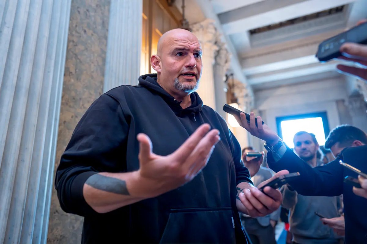 🔥🔥🔥 @SenFettermanPA: “Of course, it’s a great American value to protest, but I don’t believe living in a pup tent for Hamas is really helpful.”