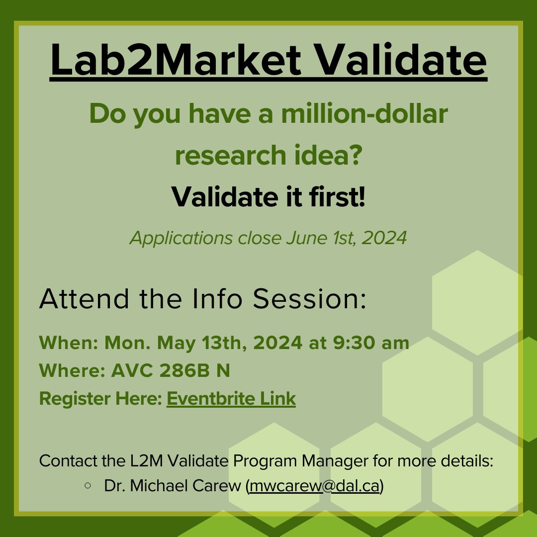 OCII is hosting a Lab2Market Validate Information Session at UPEI.
