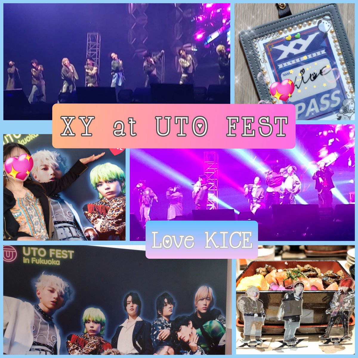 xy_miacats's tweet photo. 福岡での1日は飛行機からスタートし、各地から集まった&Zと博多でランチして、大好きなXYを見ることができた素敵な1日でした💖
XYで撮影OKな時間があったのは #UTOFEST が初めてで、来られなかった&Zともライブの楽しさを共有できてうれしかった🥹💕
Love XY! Love KICE!!
#XY #XY_UTOFEST https://t.co/1wpmAEEvrT