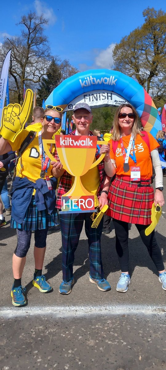 Amazing day at the Kiltwalk raising £1,050 for the Beatson Cancer Charity and £645 for Breast Csncer UK

#kiltwalk2024 #beatsoncancercharity #breastcanceruk