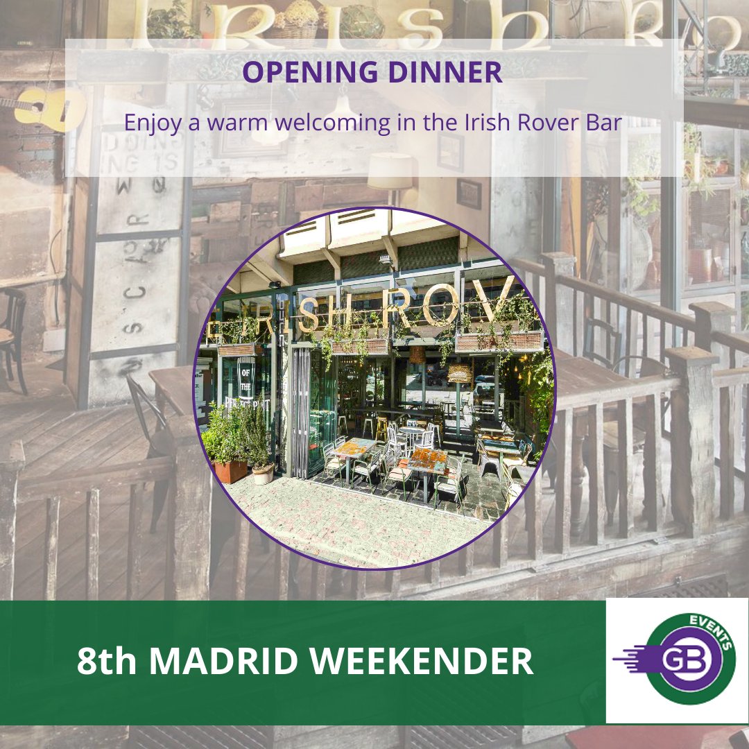 MadridWeekender's tweet image. The best way to end the 8th Madrid Weekender!
On the 5th of May, enjoy a dinner in one of the best restaurants in the centre of Madrid, Lola09 Restaurant.

#madridweekender #eventsgb #studyprograms #madrid #studentsabroad #exploremadrid