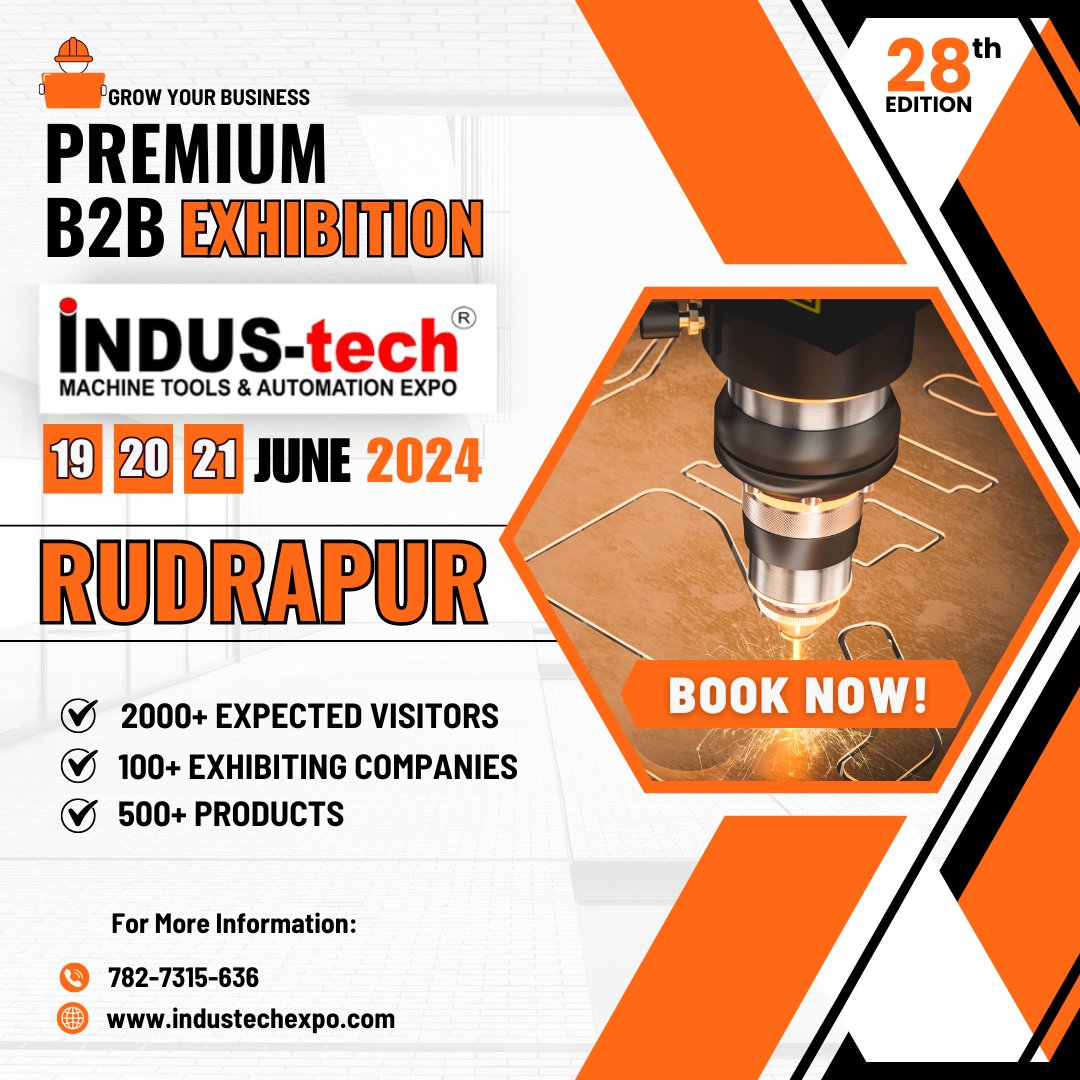 Expand your business at the INDUS-tech Expo! Happening June 19th-21st in Rudrapur. Fuel growth, drive success! Book your spot today!
.
.
#INDUSTechExpo #FutureTech #Innovation #Expo2024 #Rudrapur #TechExpo #IndustryInnovation #TradeShow #BusinessGrowth #InnovationDrive