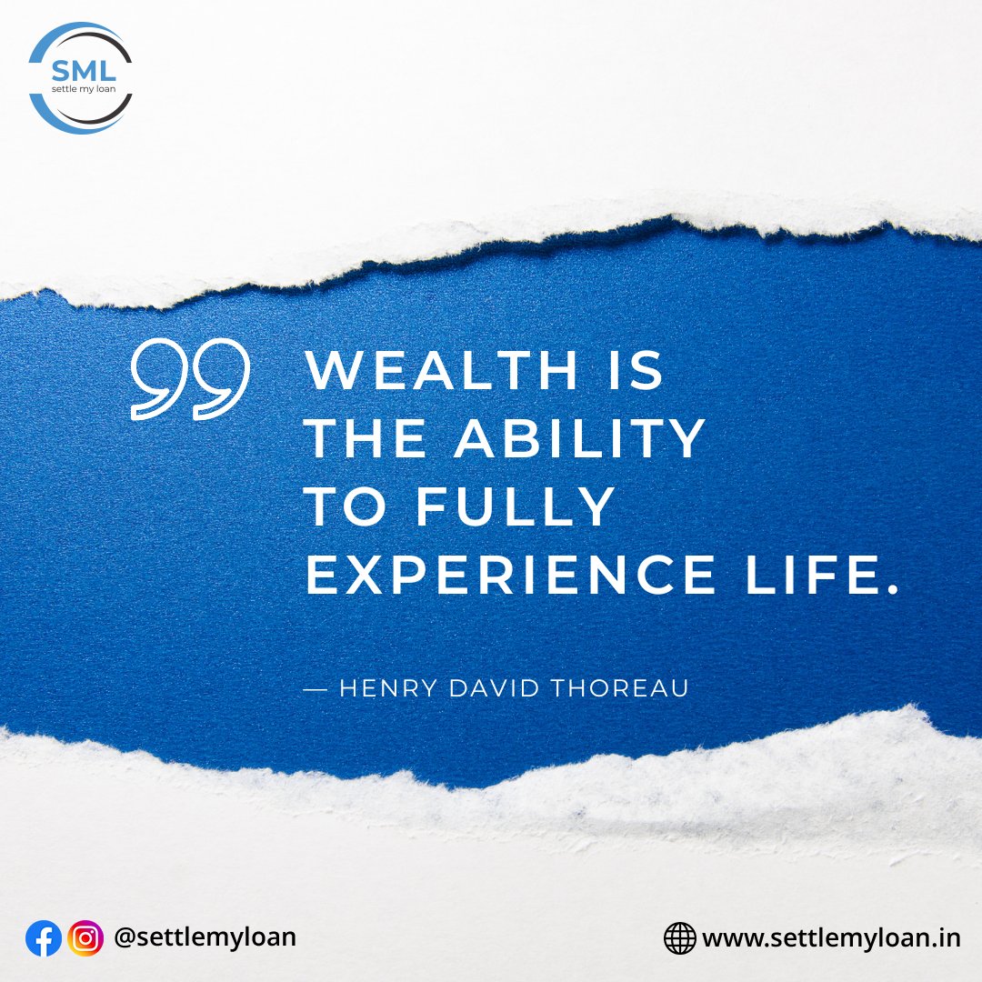 Financial burdens can hold you back from truly living.  Let #SettleMyLoan help you achieve loan settlement, and reclaim the wealth of time, freedom, and experiences you deserve.

#SettleMyLoan #Loan #Settlement #LoanSettlement #FinancialExpert #MondayMotivation #debtfreecommunity