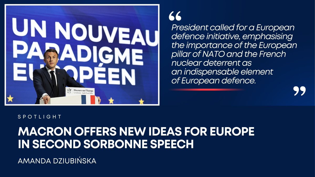 President Macron in his Second Sorbonne Speech emphasised that the EU needs to increase investment and innovation and simplify regulations significantly. The presented vision of the future of Europe will constitute an essential framework for the debate on the new EP and EC, which