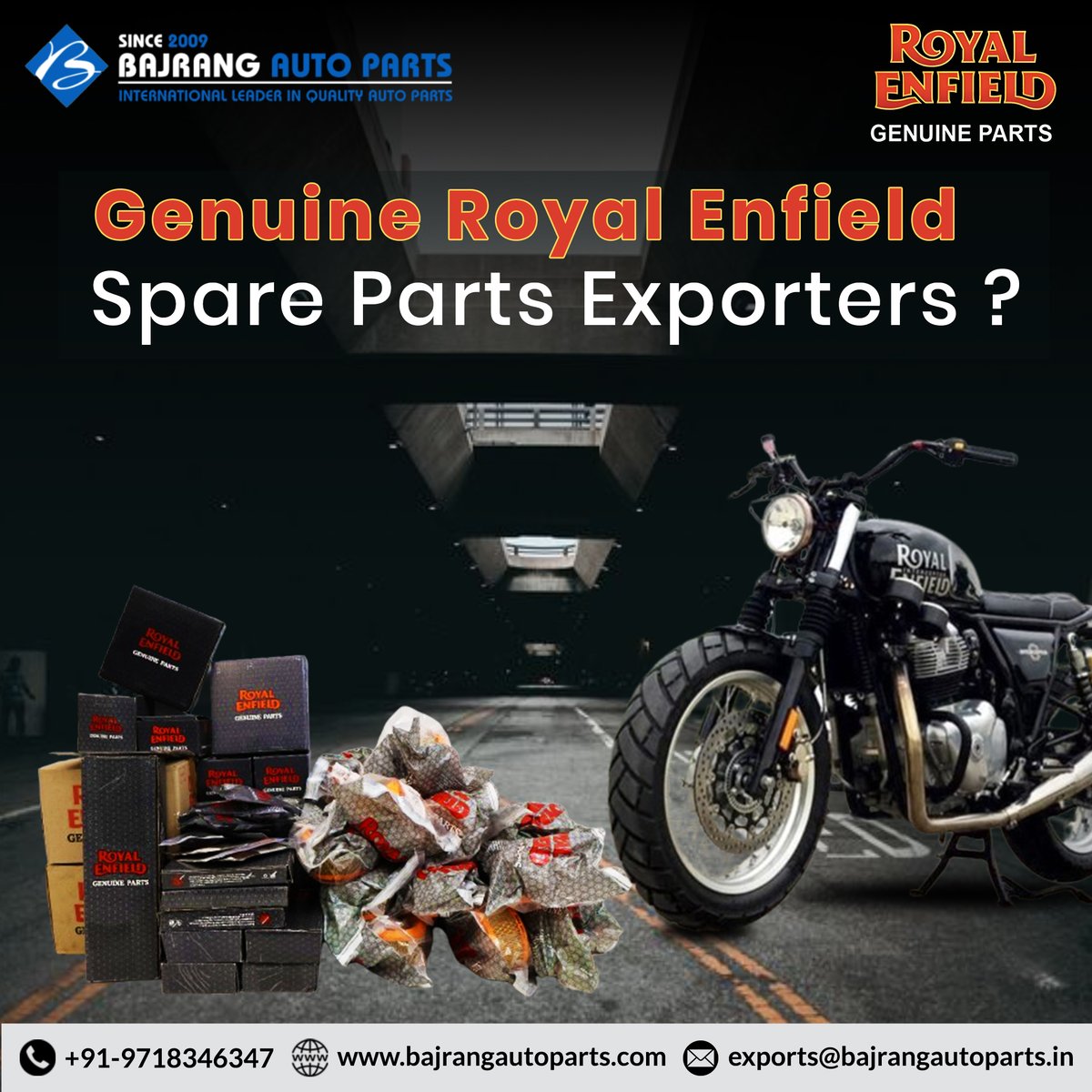 Don't compromise on authenticity. Choose genuine Royal Enfield spare parts for unmatched performance and peace of mind. 
#RoyalEnfield #GenuineParts #QualityMatters #BikeLife #AuthenticCraftsmanship #RoadWarrior #ExploreMore  #GearUp