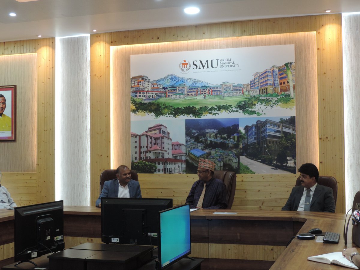 Meeting held between OIC @STPIGangtok and Shri. Dilip Chandra Agarwal, Vice Chancellor and other delegates of Sikkim Manipal University (SMU) Academic Partner,  briefed about STPI Services and for Healthcare & Agritech domain for the upcoming OCP under OCTANE.
@arvindtw