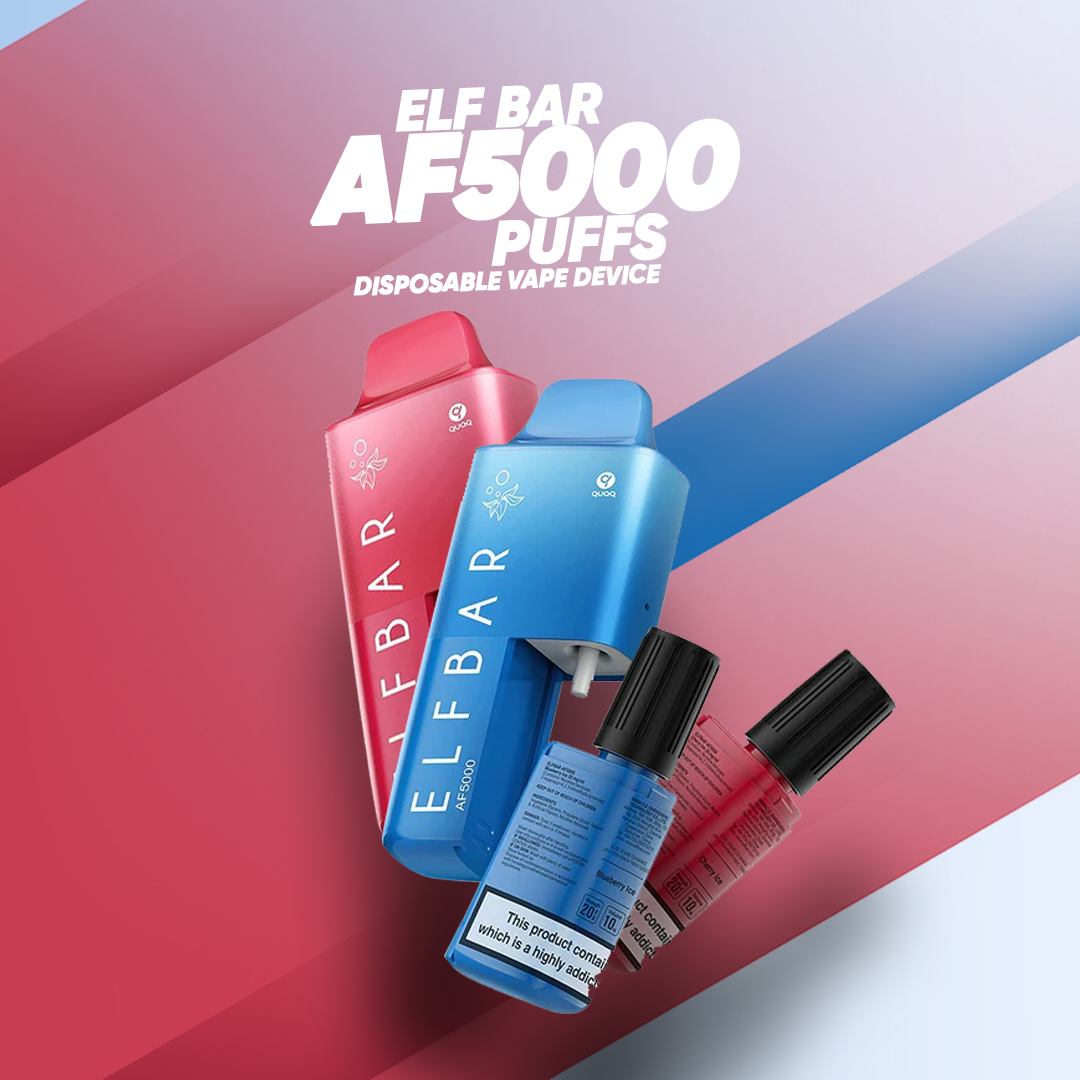 The Elfbar AF5000 Puffs Disposable Vape is a convenient and high-quality option for those looking to enjoy their favorite flavors on the go.

For order -  rb.gy/tgps10

#ElfBarAF5000 #elfbar #disposablevape #vapestore #vapeuk #vapeshop