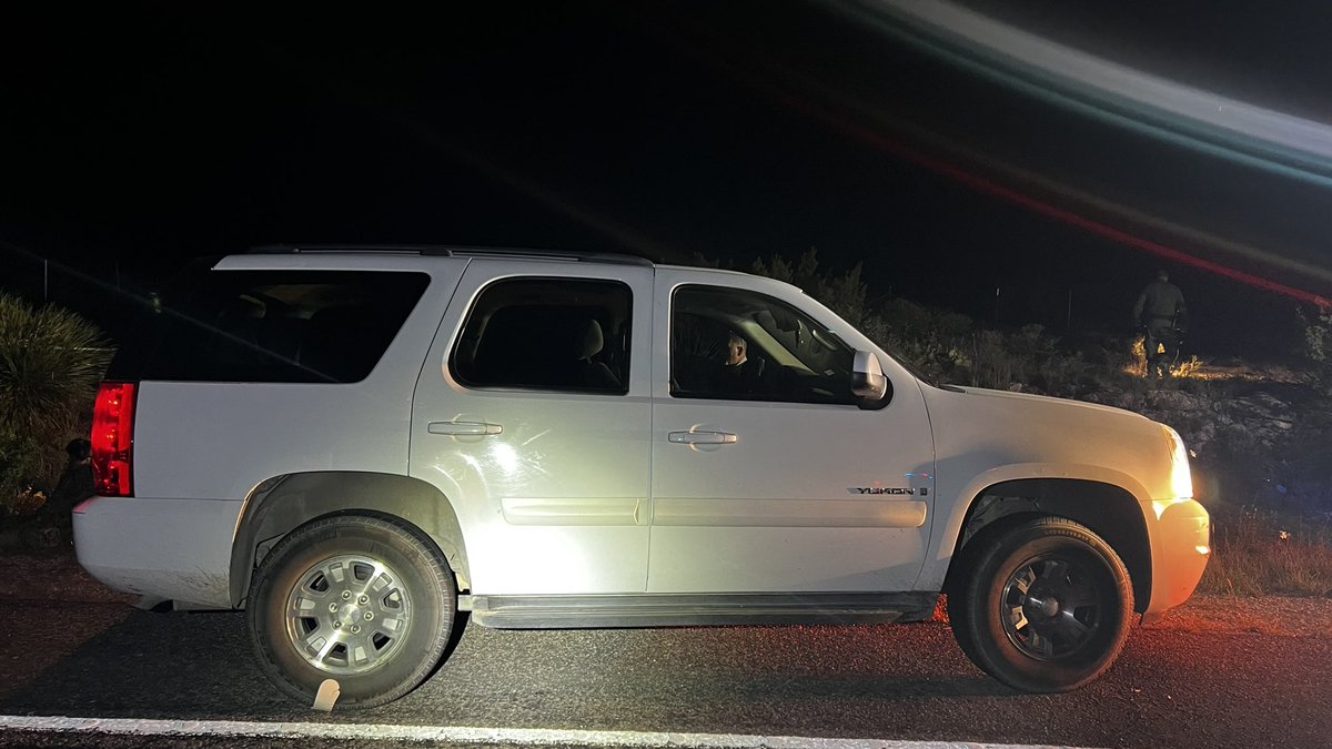 One of the Terrell County Sheriff's Office #OperationLoneStar Deputies was involved in a pursuit that ended up with a smuggler and two illegal aliens from Guerrero being apprehended. The driver will be prosecuted for illegal aliens smuggling.