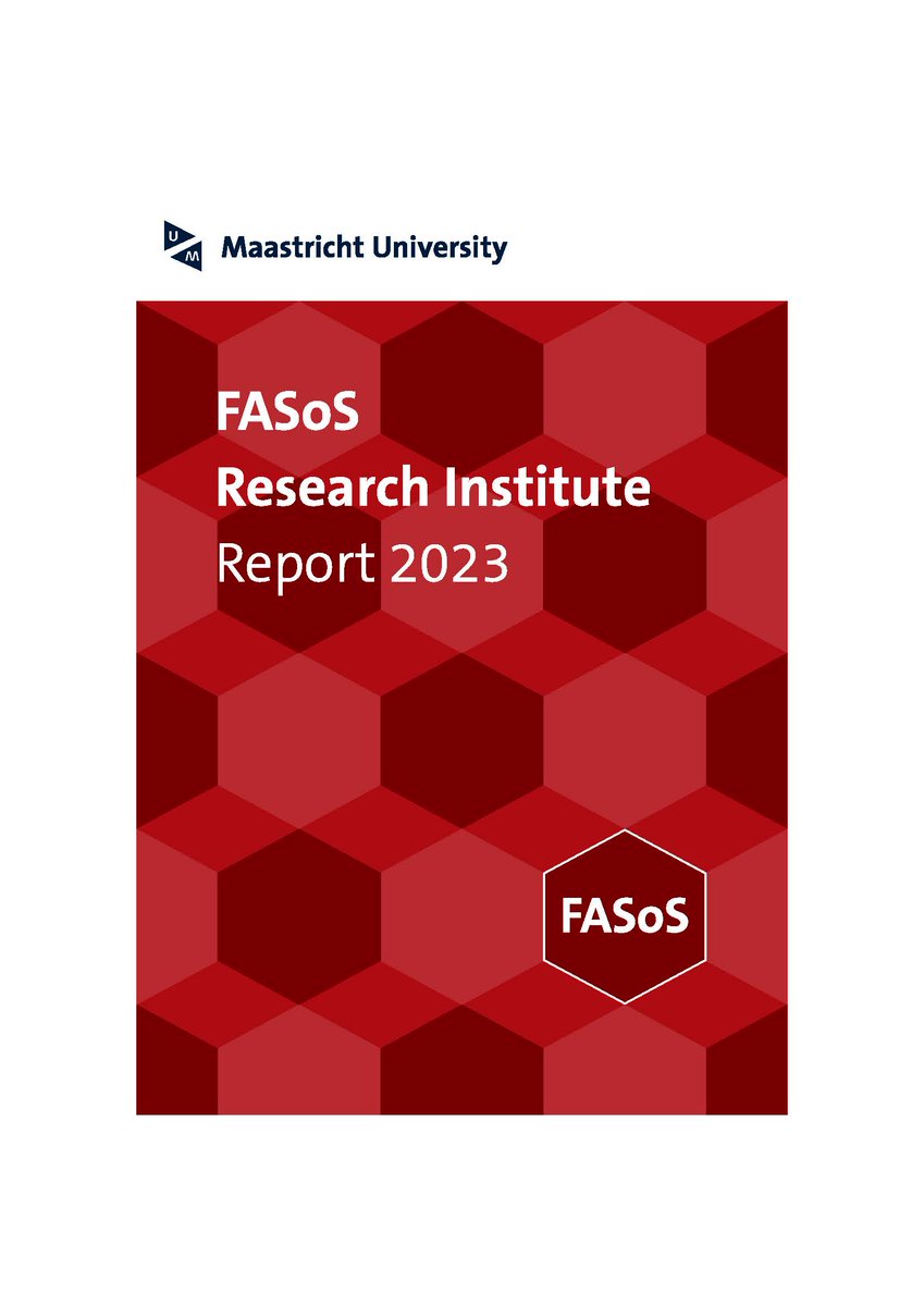 All done: the FASoS Research Institute’s annual report of 2023🚀 Including in-depth interviews with colleagues who were brave enough to discuss their academic failures, and key achievements of FASoS research in 2023✨ Read it here: shorturl.at/NWX29