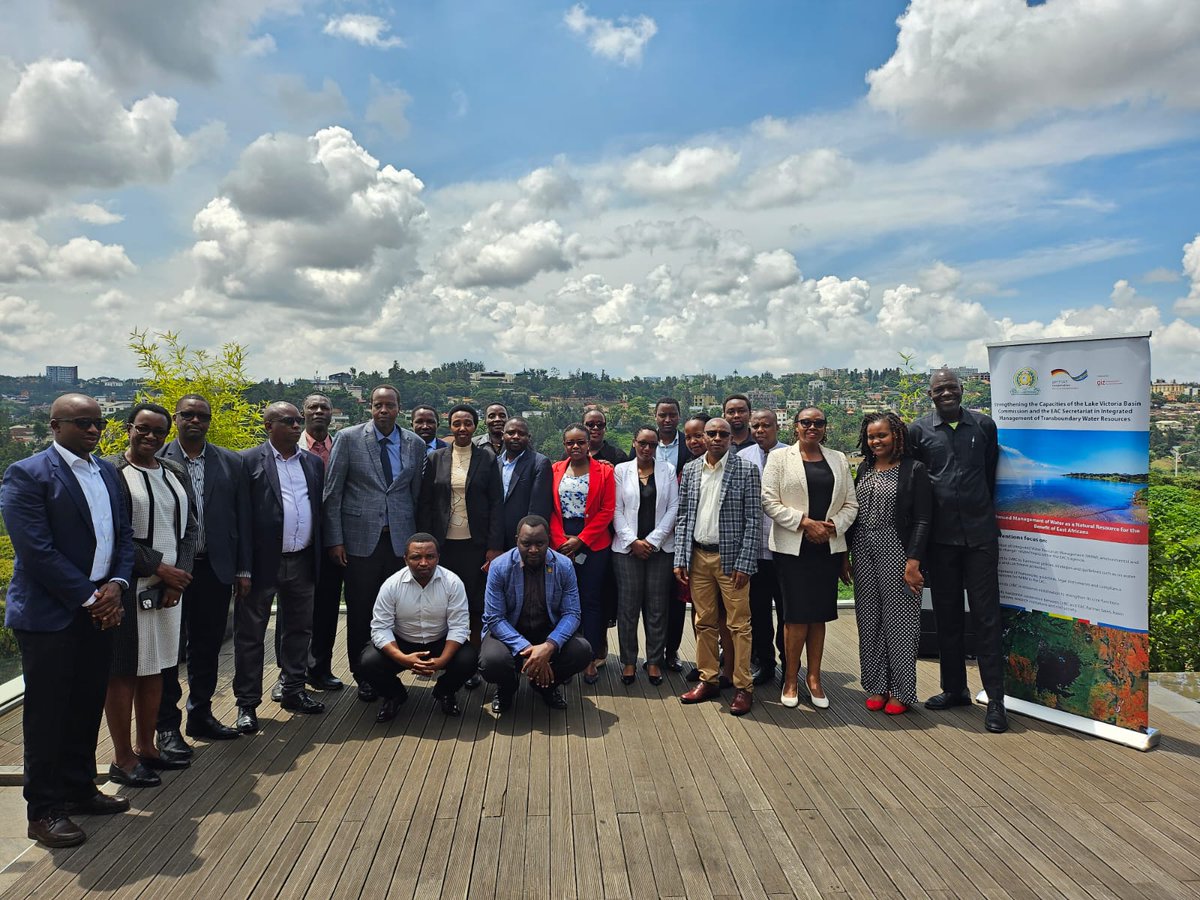 LVBC team led by Deputy Executive Secretary @cruhamya today attends joint workshop on the preparation of Lake Victoria State of the Basin Report in Kigali, Rwanda.The report is a joint initiative between LVBC, GIZ and Principal and Permanent Secretaries from the Partner States.