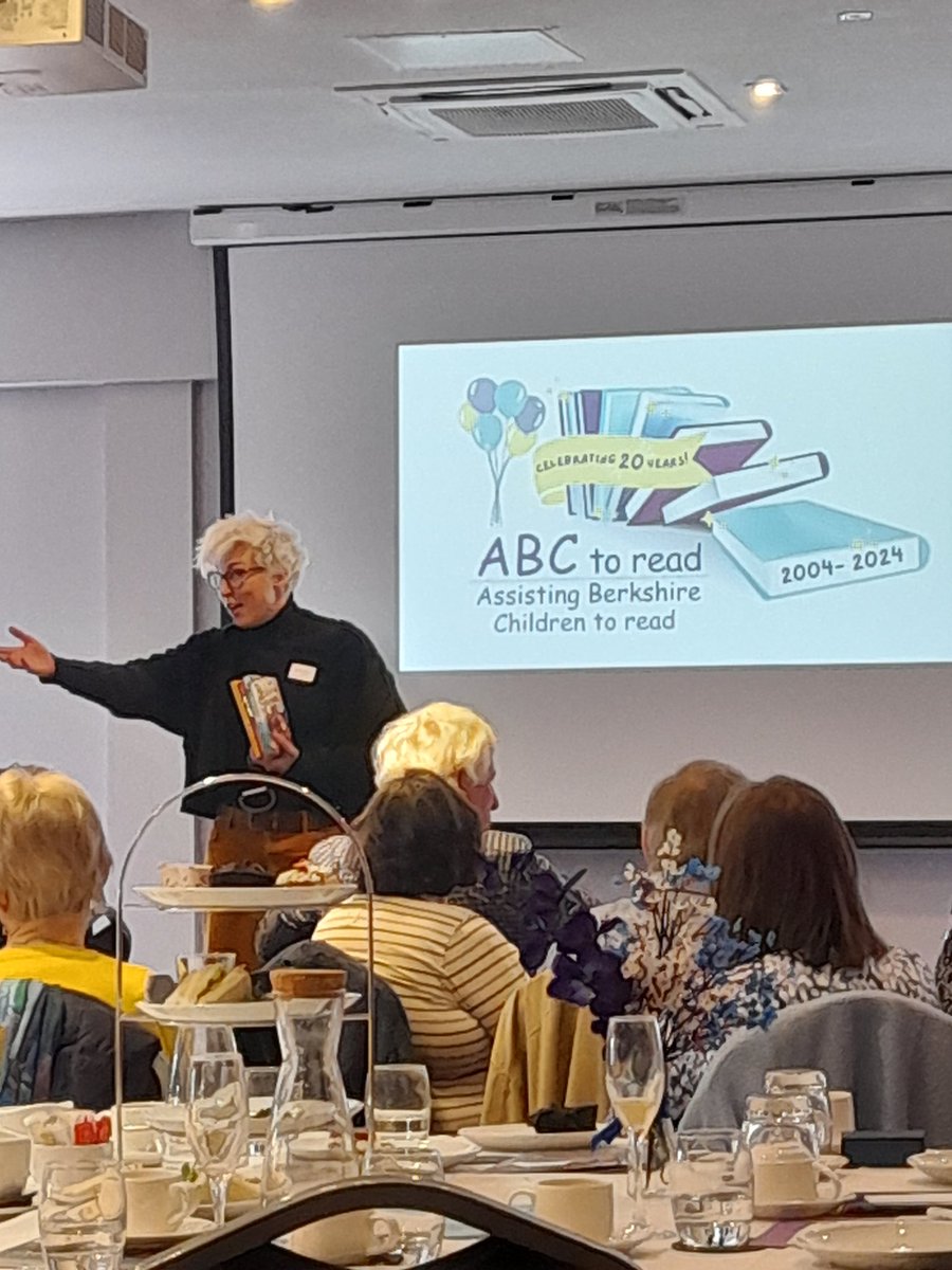 A really enjoyable morning with @ABCtoread celebrating the way the charity has been transforming children's lives for 20 years 😊 I'm proud to have been a very small part of the story as a trustee for 5 years & now a lifelong cheerleader for their work