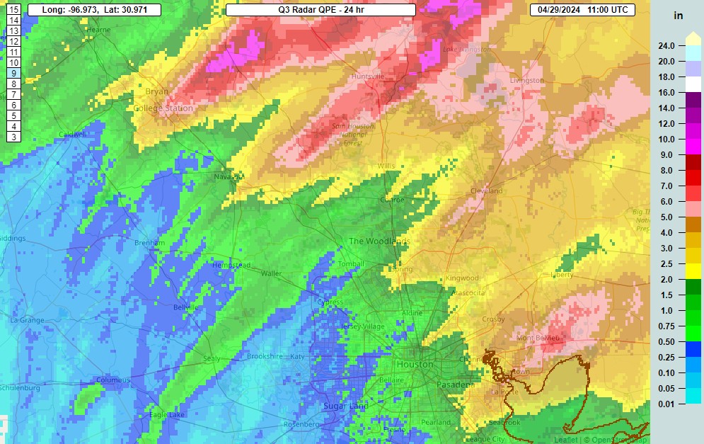 After heavy rainfall north of Houston, and lesser accumulations in Houston, we'll see continue rain chances in Houston this week. The weekend looks sunnier. spacecityweather.com/after-sunday-n…