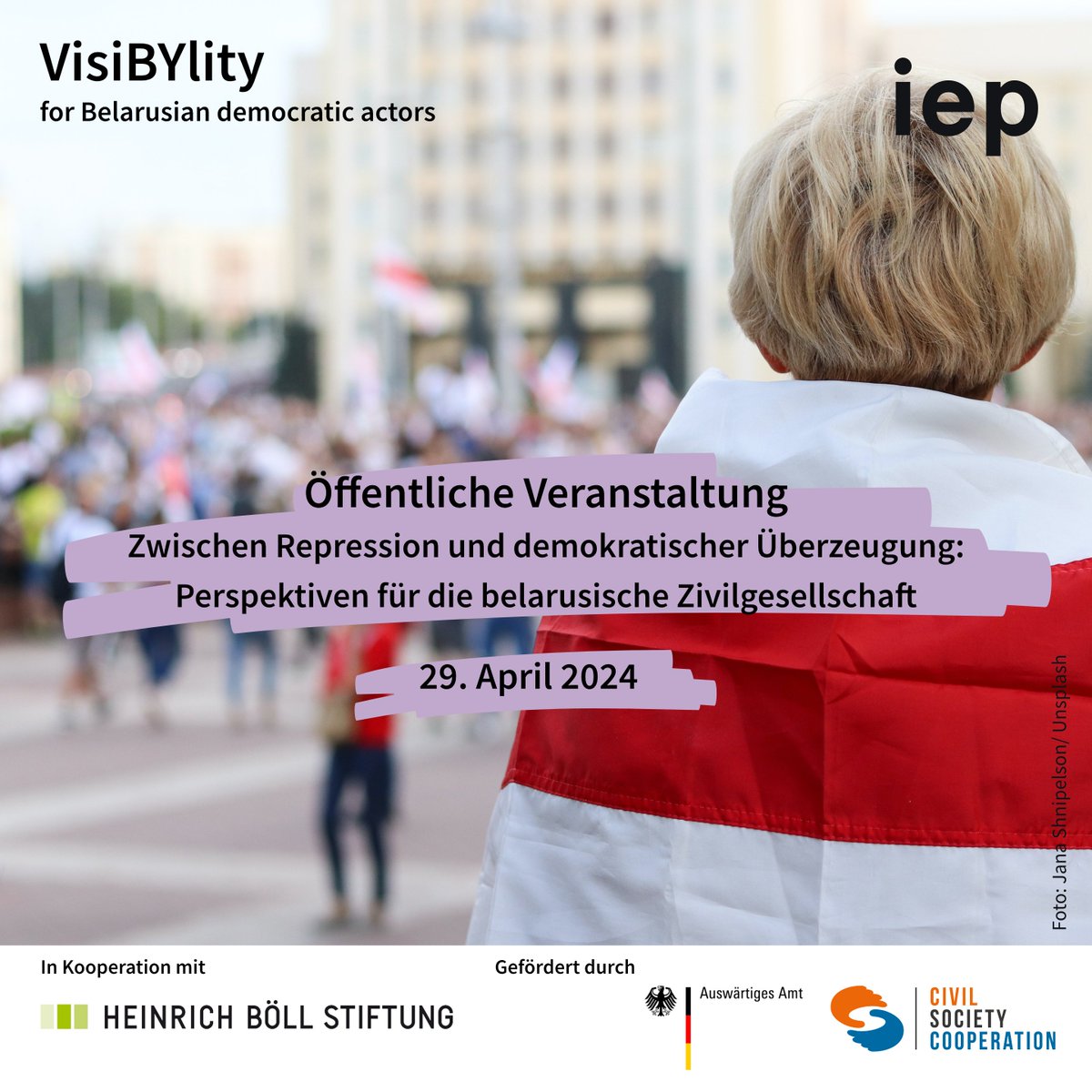 Welche Handlungsspielräume bleiben der Zivilgesellschaft in #Belarus und im Exil? 📢Heute um 18 Uhr in der @BoellStiftung mitdiskutieren tinyurl.com/3fuxr2b7 🔴oder die Diskussion auf Deutsch & Belarusisch im Livestream verfolgen 🔗tinyurl.com/murekkm2