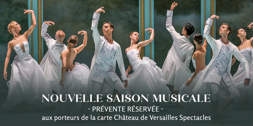 𝐒𝐀𝐈𝐒𝐎𝐍 𝐌𝐔𝐒𝐈𝐂𝐀𝐋𝐄 𝟐𝟒-𝟐𝟓 🎉📷 | Achetez la carte Château de Versailles Spectacles et accédez en avant-première à la billetterie de la nouvelle Saison Musicale ! 📧 Abonnez-vous : urlz.fr/qsDb 🎟 Programmation 2024-2025 : urlz.fr/qsDm