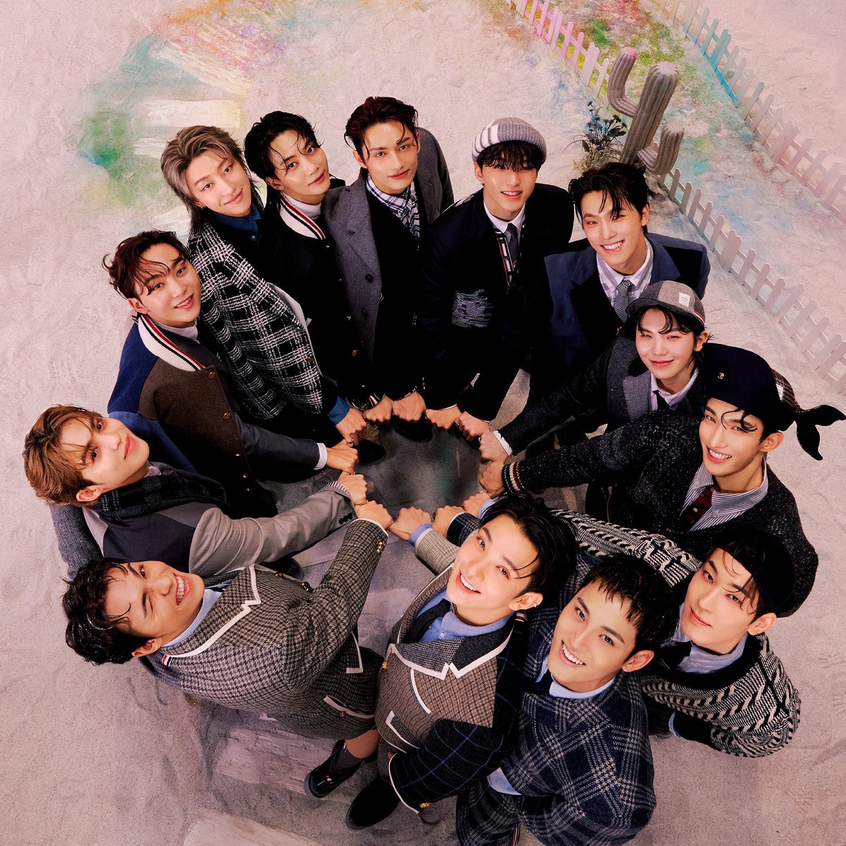 SEVENTEEN becomes the first artist in Hanteo history to achieve three albums selling over 2 million copies each on their first day.

(17 IS RIGHT HERE, SEVENTEENTH HEAVEN &amp; FML)