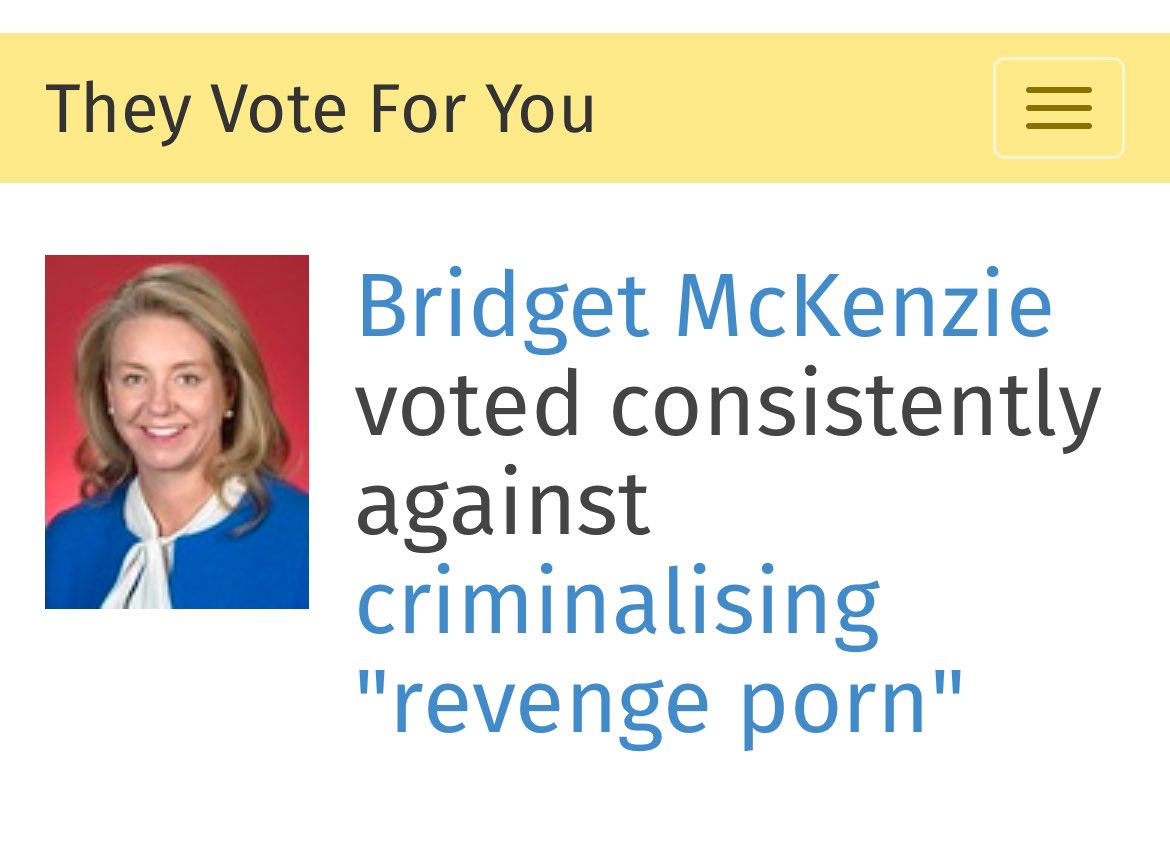 Did Bridget just mention violent porn??? If only someone had been in a position to do something about that??? #WhatAShamelessHypocrite #QandA