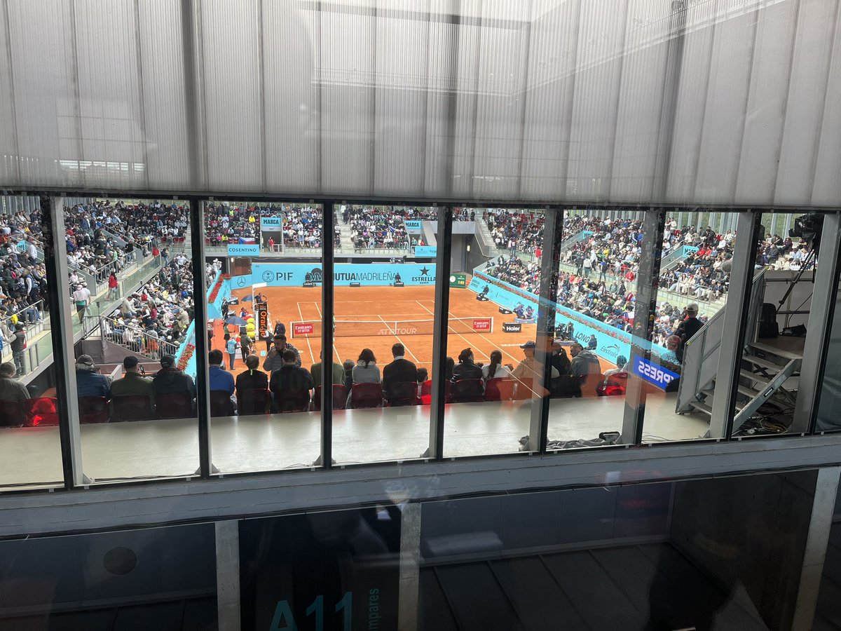 Dia del torneo. / Day of the tournament. #madrid #mmopen #tennis #tenis #テニス #庭球 #mutsukawamori