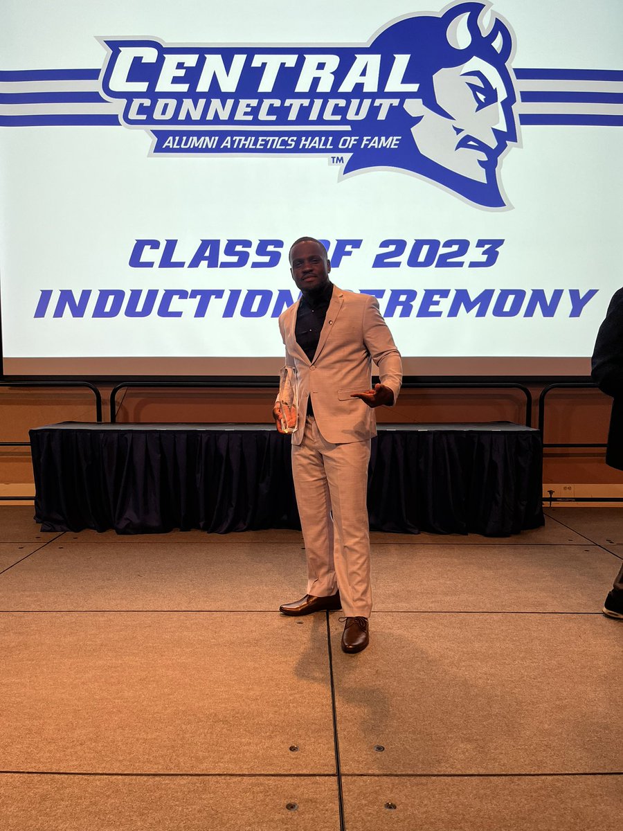 It just hits different when you led the pack. #ccsu #ChampionshipMindset #halloffame #realballer #allamerican