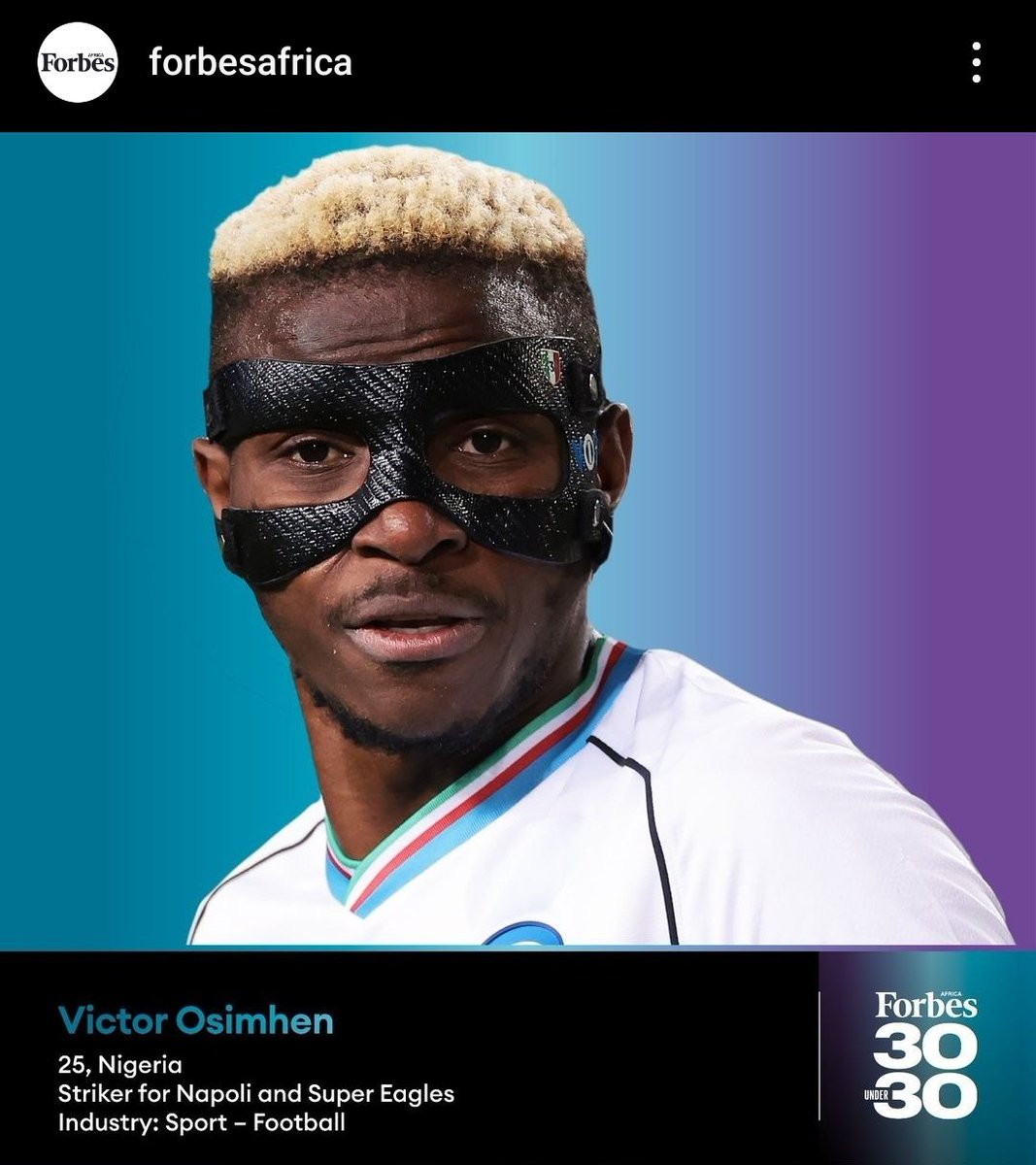 Victor Osimhen on Forbes 🔥🇳🇬