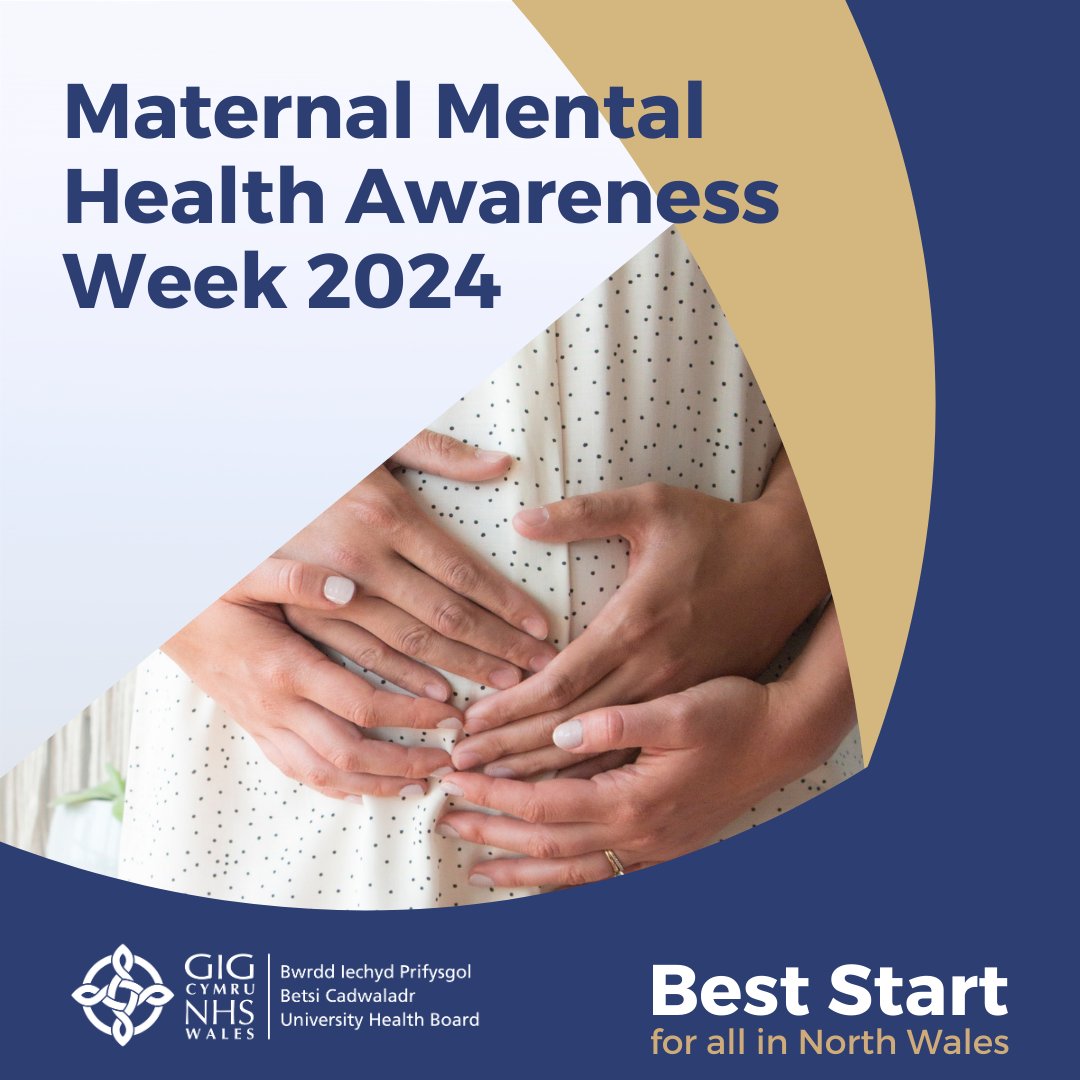 Today is the first day of #maternalmentalhealthweek. Maternal mental health is the emotional, mental health and well-being of women and their children, partner and families from pregnancy up to one year following the birth of the child. bcuhb.nhs.wales/health-advice/…