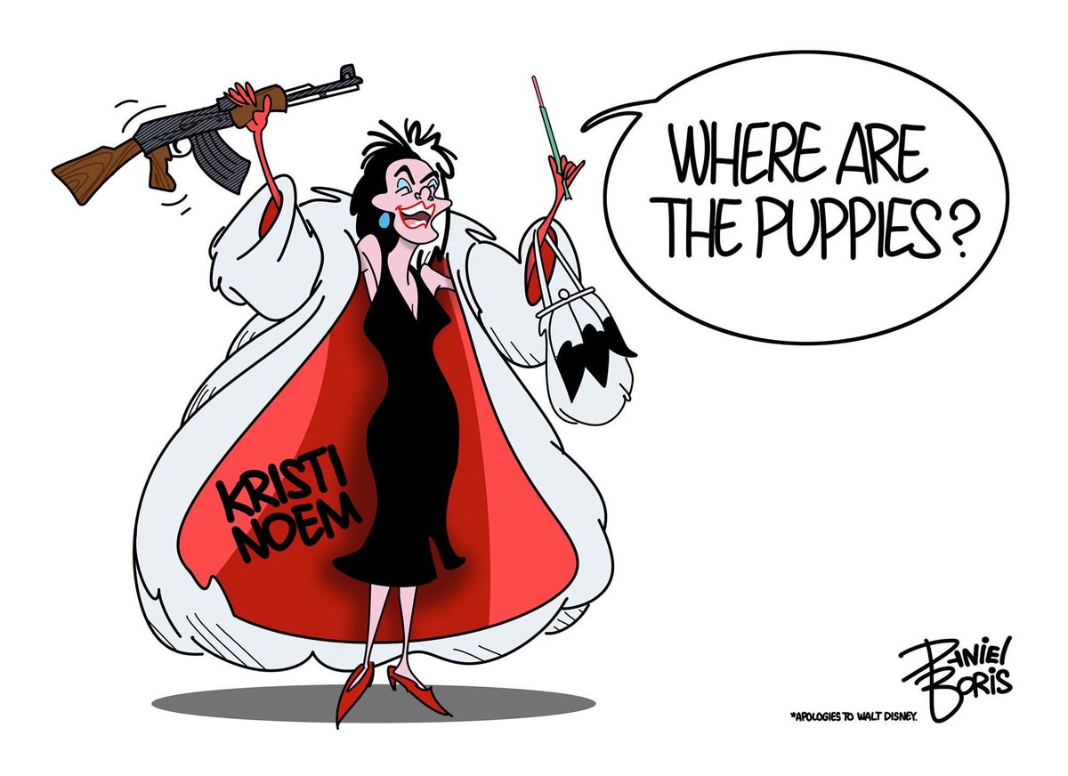 Guns don't kill puppies; #MAGA Governors kill puppies. #Vote for @JoeBiden; he doesn't kill puppies. @KristiNoem #CruellaDeNoem #KristiNoemIsEvil #PuppyKiller #MAGARepublicans
