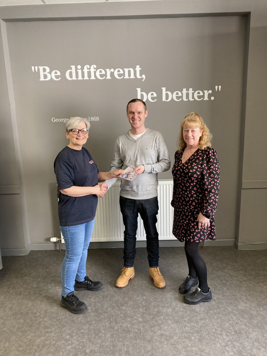 Team Manager, Mark accepted a £500 donation from <a href="/BaxtersFood/">Baxters</a> to the TRFS Highland services. The people we support are discussing and deciding on what events and activities they would like to use this money for.

Thank you to Baxters Food Group. #donation #ThankYou