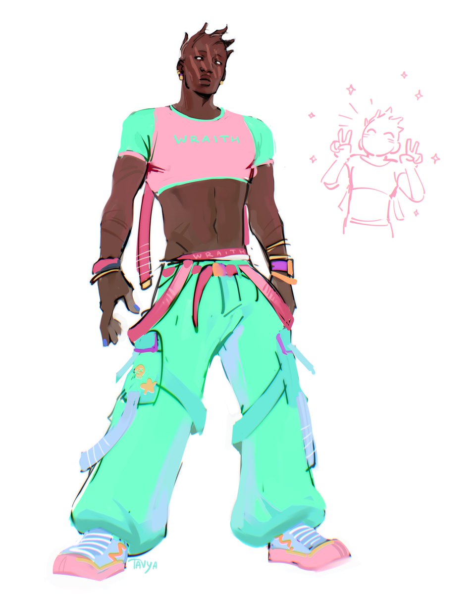 I had a dream about the Wraith today and he was wearing this outfit... behaviour please 🫠