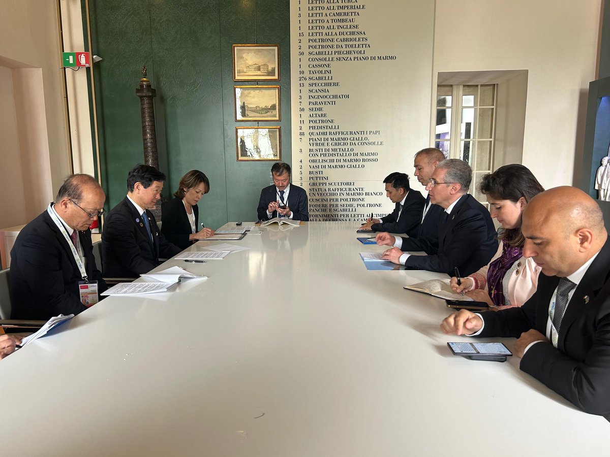 The #COP29 team met Shintaro Ito, Japan's Environment Minister, to discuss Japan's role in climate finance. Last year, Japan pledged $10 million to the Loss and Damage Fund, a critical part of the global climate finance framework.