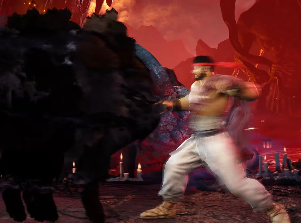 this is the funniest fucking frame from the Akuma trailer