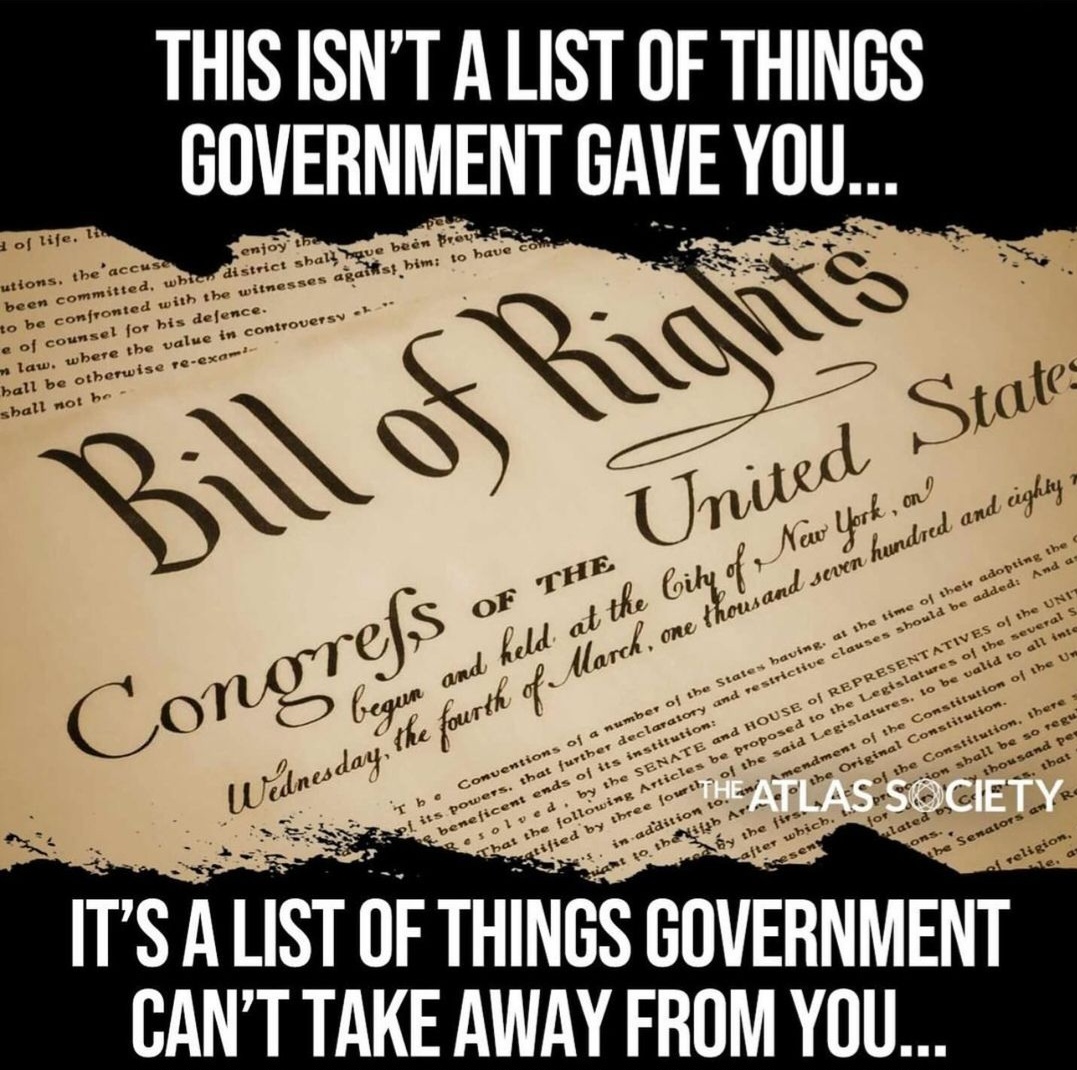 It is the 'CONSTITUTION of the UNITED STATES'! The 'folks' that work for 'We The People' can NOT just take these RIGHTS away! Politicians work for us America, they are NOT superheroes!!!