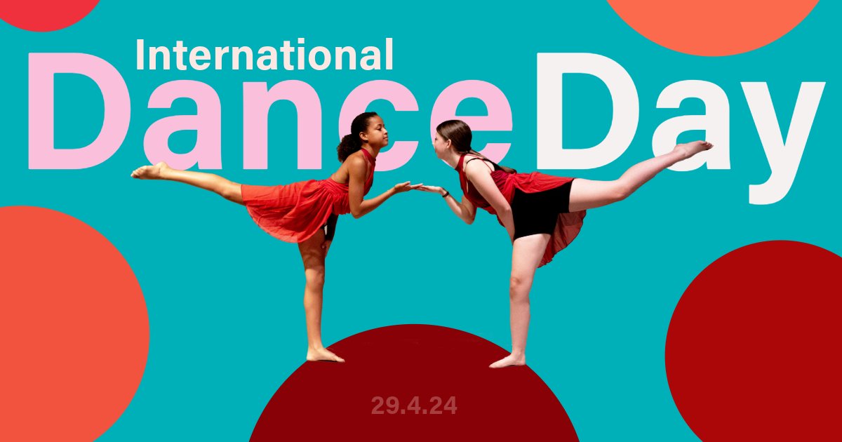 Did you know that today is #InternationalDanceDay? It's a day dedicated to celebrating the power of movement and expression as a universal language. Let's take this opportunity to appreciate the diversity of dance forms and promote inclusivity and accessibility!