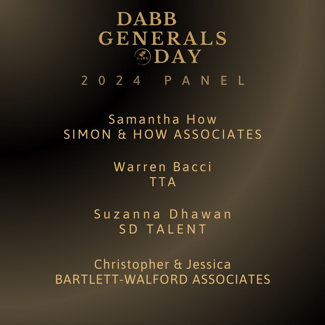 Here is your Eighteenth look at our super panel for this years DABB Generals Day 2024! @SamFridayHow | @Simon_How | @ttaadults | @sdtm_sd | @BartlettWalford