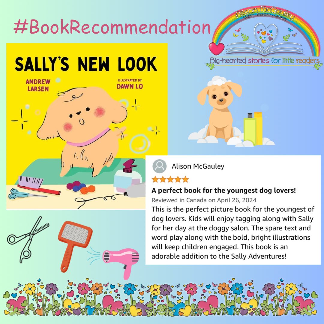 Here’s a sweet story for little dog lovers! 🐶🐾❤️
This is the latest #picturebook in the Sally Puppy Adventures series.
@larsenesque #DawnLo @orcabook 

#kidlit #bookrecommendations #parents #teachers #librarians #WritingCommunity #readaloud #dog #doglover #SEL #ireadcanadian