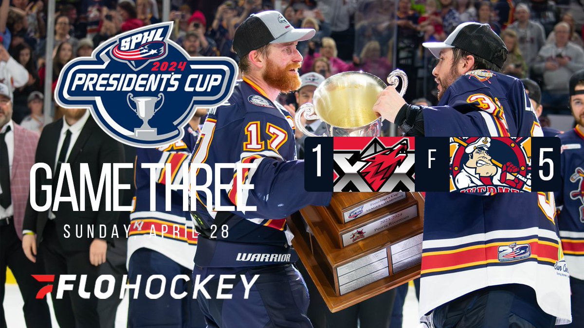 That's a wrap on the 2023-2024 SPHL season as the Peoria Rivermen claim their second SPHL President's Cup Championship in franchise history! Congrats to the Huntsville Havoc on a fantastic season!