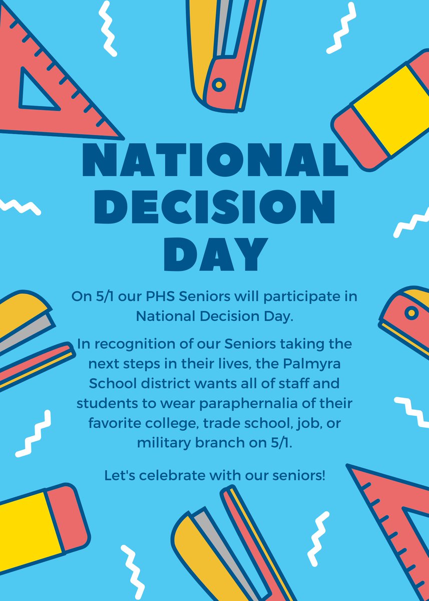 National Decision Day @PalmyraProud