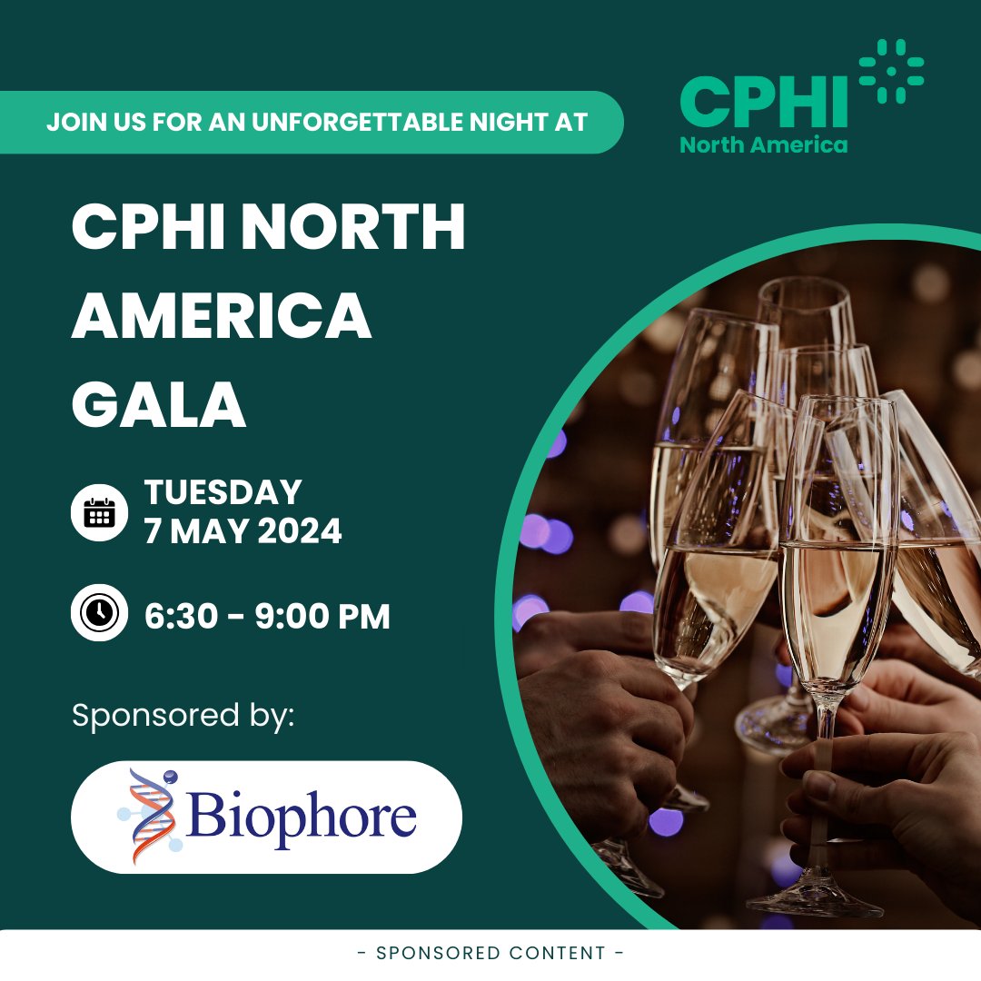 🍸🎶 Step back into the glamor of the roaring twenties at the CPHI North America Gala, sponsored by Biophore! 🎩 Join us for an evening of enchanting atmosphere, tasty bites, and inspiring conversations. Secure your spot today: ow.ly/Yo5b50RqnXz