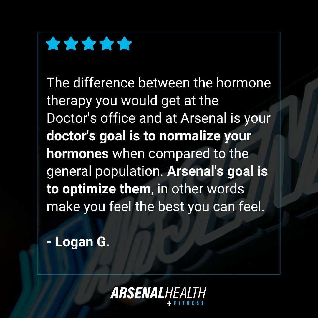 Ready to feel more than just 'normal'?

We go beyond basic care to help you optimize your hormones and thrive. 🙌

Fill out our hormone therapy interest form to get started: arsenalhealth.com/hormone-therap…

#hormonetherapy  #hormonehealth #optimalhealth #arsenalhealthandfitness
