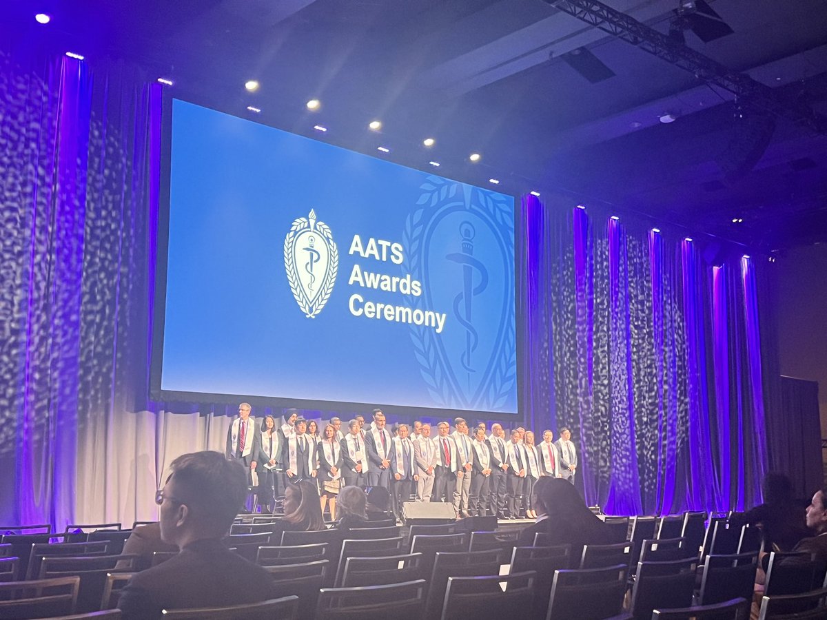 Congratulations to our new members! Welcome to the AATS! #AATS2024