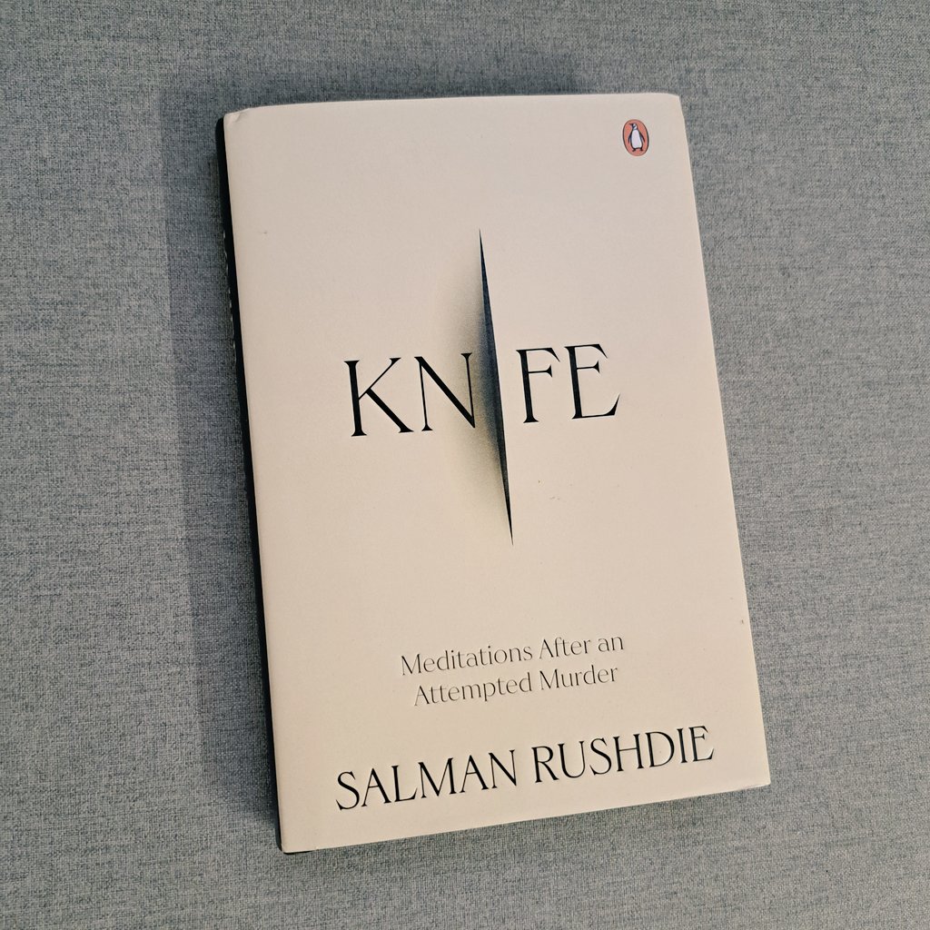 When you buy a book for its cover #Knife #SalmanRushdie