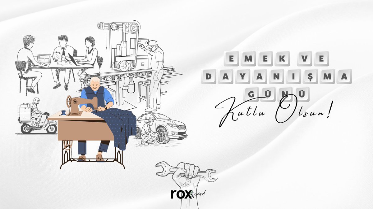 1 Mayıs Emek ve Dayanışma Günü Kutlu Olsun! 👷🏼‍♂️👩🏻‍🌾👩🏻‍🔧

#1Mayıs #İşçiBayramı