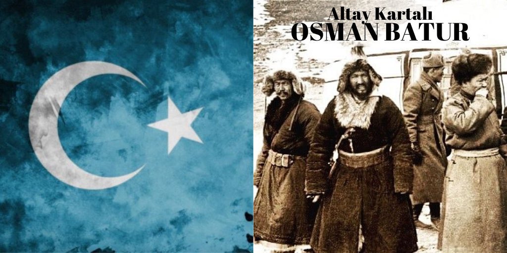 'Ben silahımı Çinlilere vermem. İstiyorlarsa ve güçleri yetiyorsa, gelip alsınlar!' Doğu Türkistan'ın bağımsızlığı için canını feda eden, Altay Kartalı #OsmanBatur Aziz ruhu şad olsun 🇹🇷 #OsmanBatur