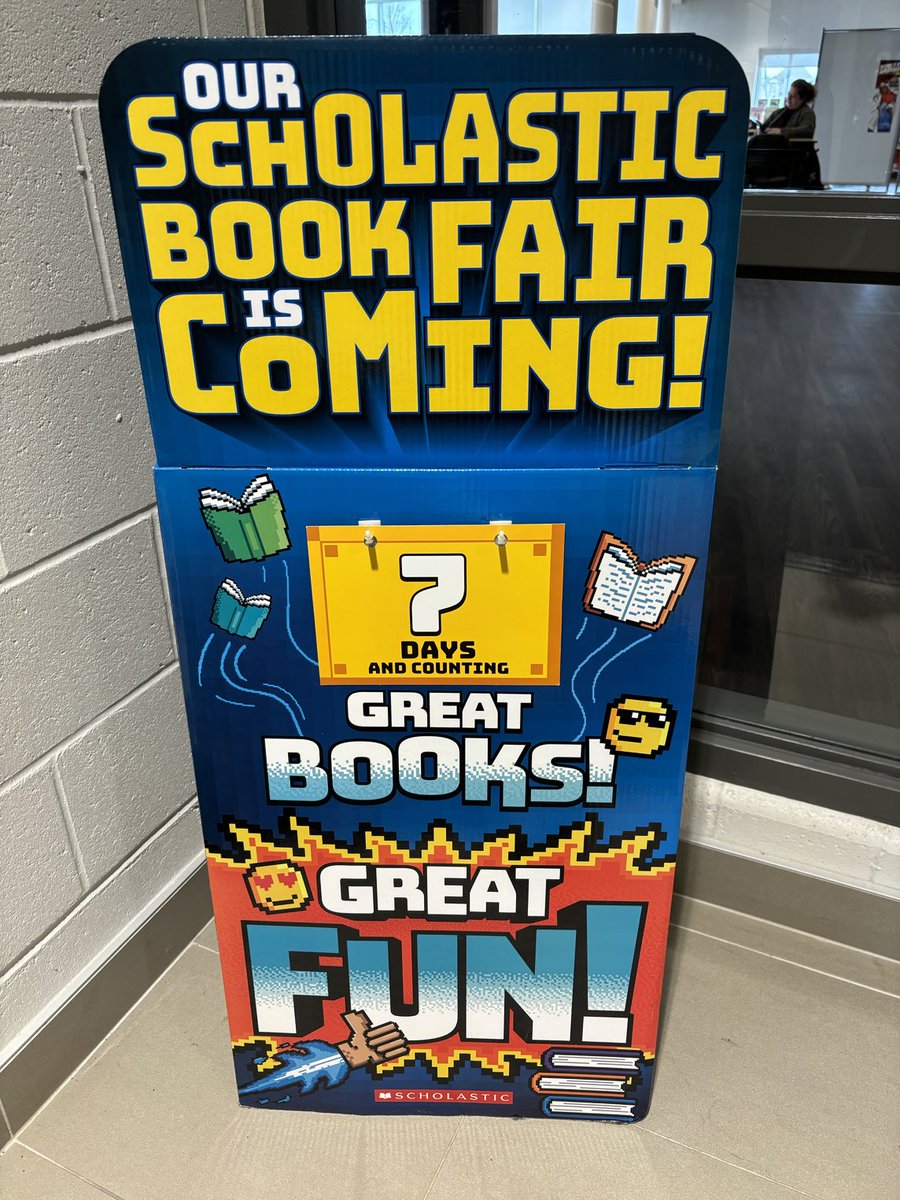Seven days and counting! Our spring ⁦@scholasticCDA⁩ book fair is only a week away! #Read #TheStGregoryWay ⁦@StGregoryHCDSB⁩ ⁦@HCDSB⁩