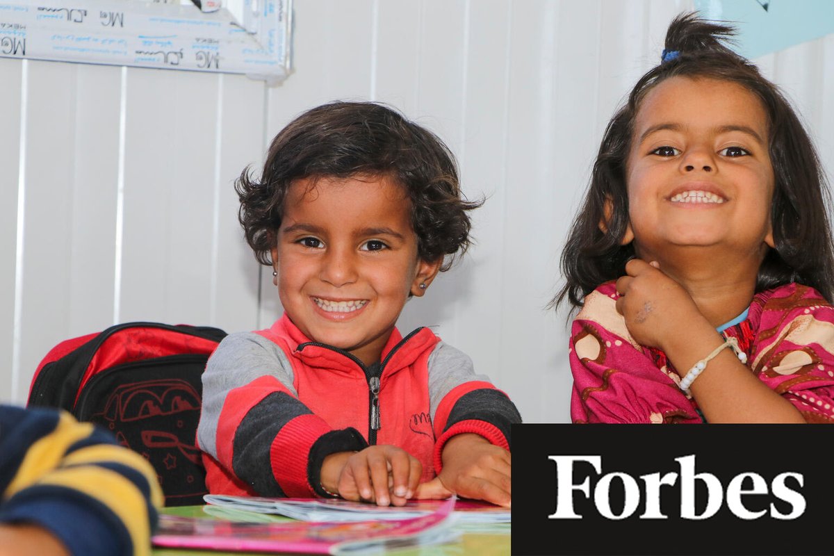 💫A Chance To Dream Again in #Syria Learn how #ECW-funded programmes in🇸🇾, delivered by @UNICEF, are providing early childhood education for girls & boys impacted by the devastating decade-long conflict. Read more v/@Forbes👉forbes.com/sites/unicefus… @UNICEFUSA @UNICEFinSyria