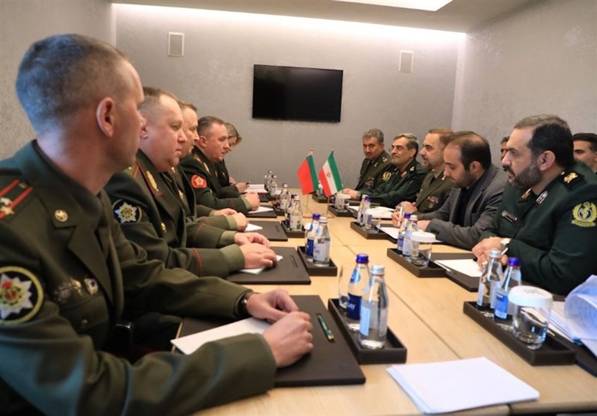 The Belarusian Minister of Defense, Viktor Khrenin, commended #Iranʼs missile attack on #Israel on April 13-14 as «wise and prudent» during a meeting with his Iranian counterpart, Mohammad Reza Ashtiani.

Dictator #Lukashenkoʼs foreign and military policy is a means of degrading