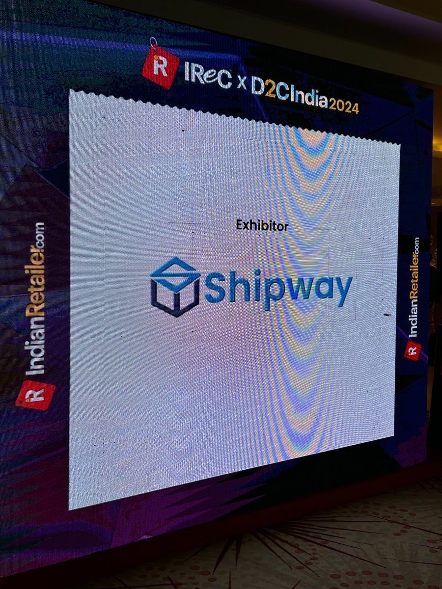 From the venue floor of @Indian_Retailer 's IReC x D2CIndia Day 1!✨ Experience a vibrant atmosphere full of energy and join us to discover the perfect solution to optimize your shipping operations! 🤩 📦 🎪Find us at Booth #A30 ! 🚚 #Shipway #Networking