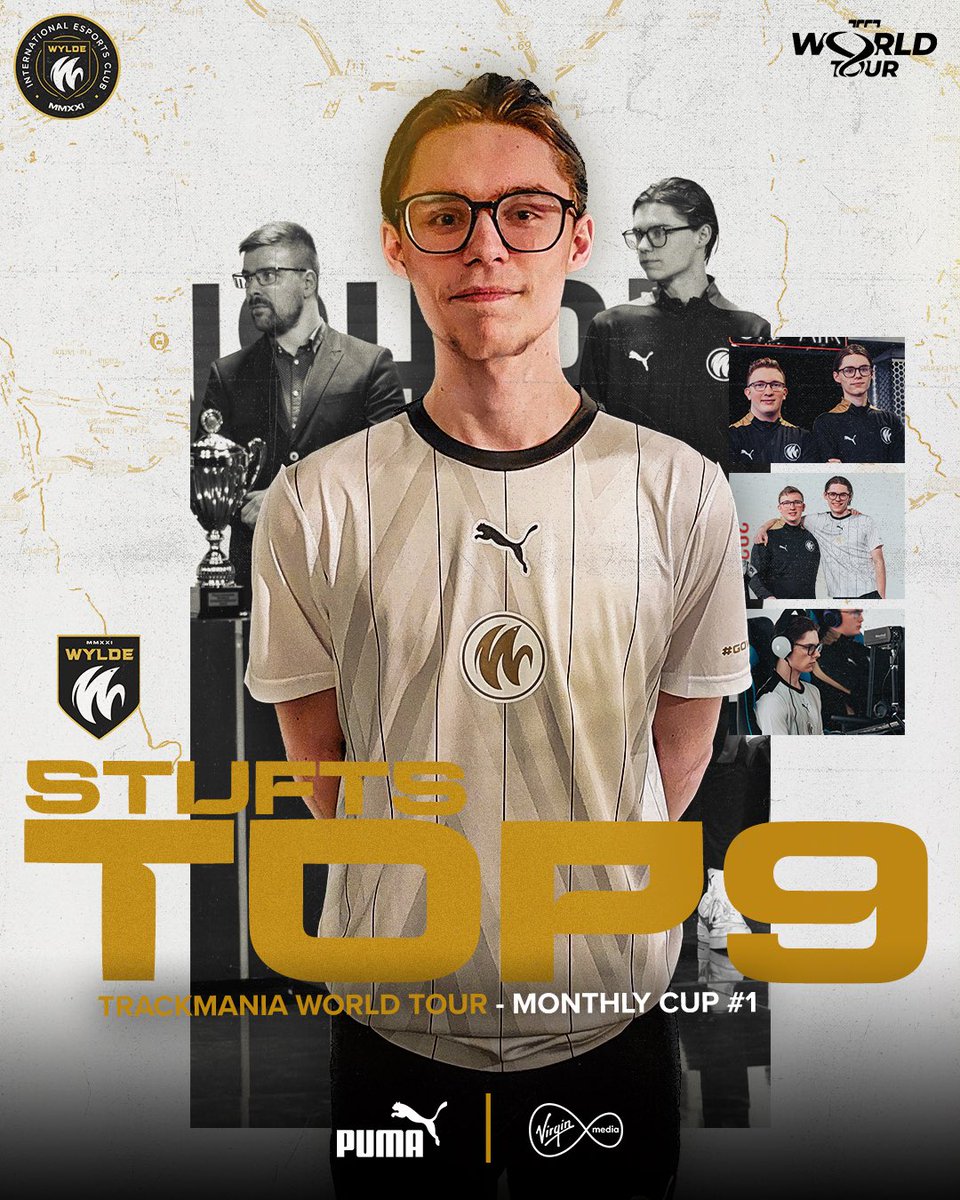 9-12th FINISH! 🏁 Incredible performance @StuftsTM in the first ever Monthly Cup yesterday! 👏 Full focus on Comic Con Baltics now 👀 @TMesports | #GOWYLDE⚡️