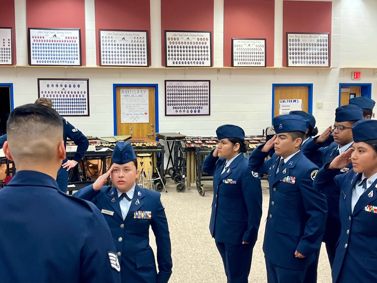 One last update from the Virginia Air Force JROTC State Drill Meet—Inspection Team placed 6th out of the 17 schools! @APSCareerCenter
